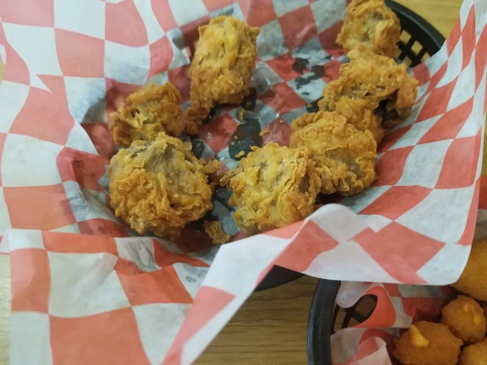 Breaded Mushrooms We Ate a Few Before I Took the Picture