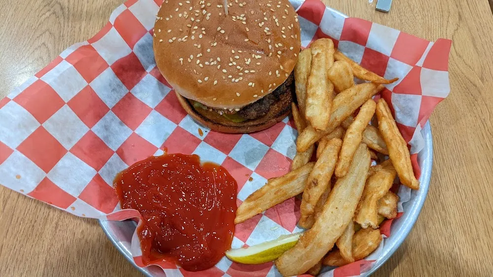 Burger and Fries