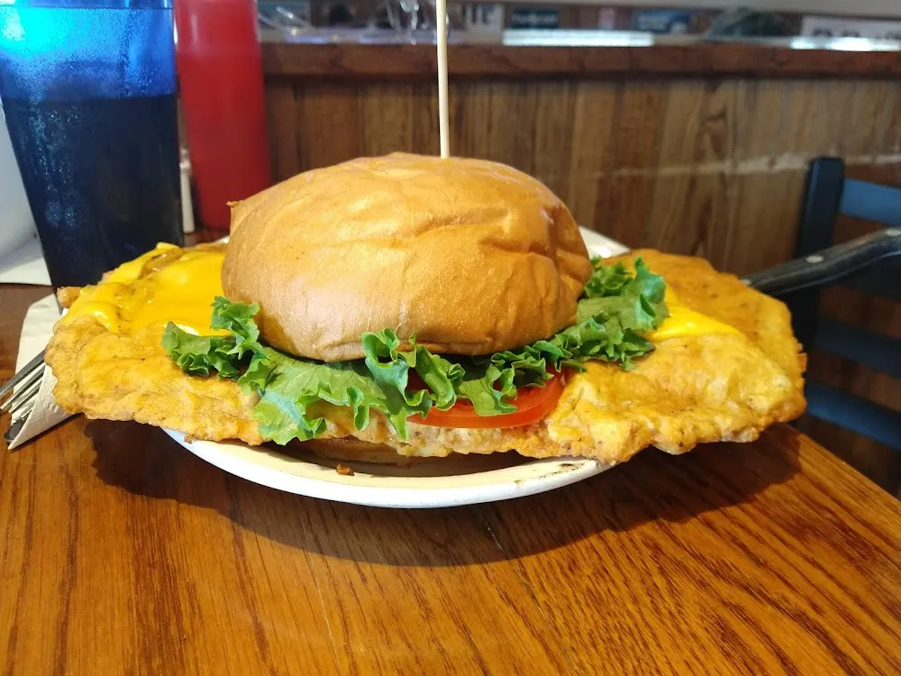 Pork Fritter Sandwich